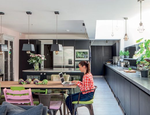 industrial-style kitchen