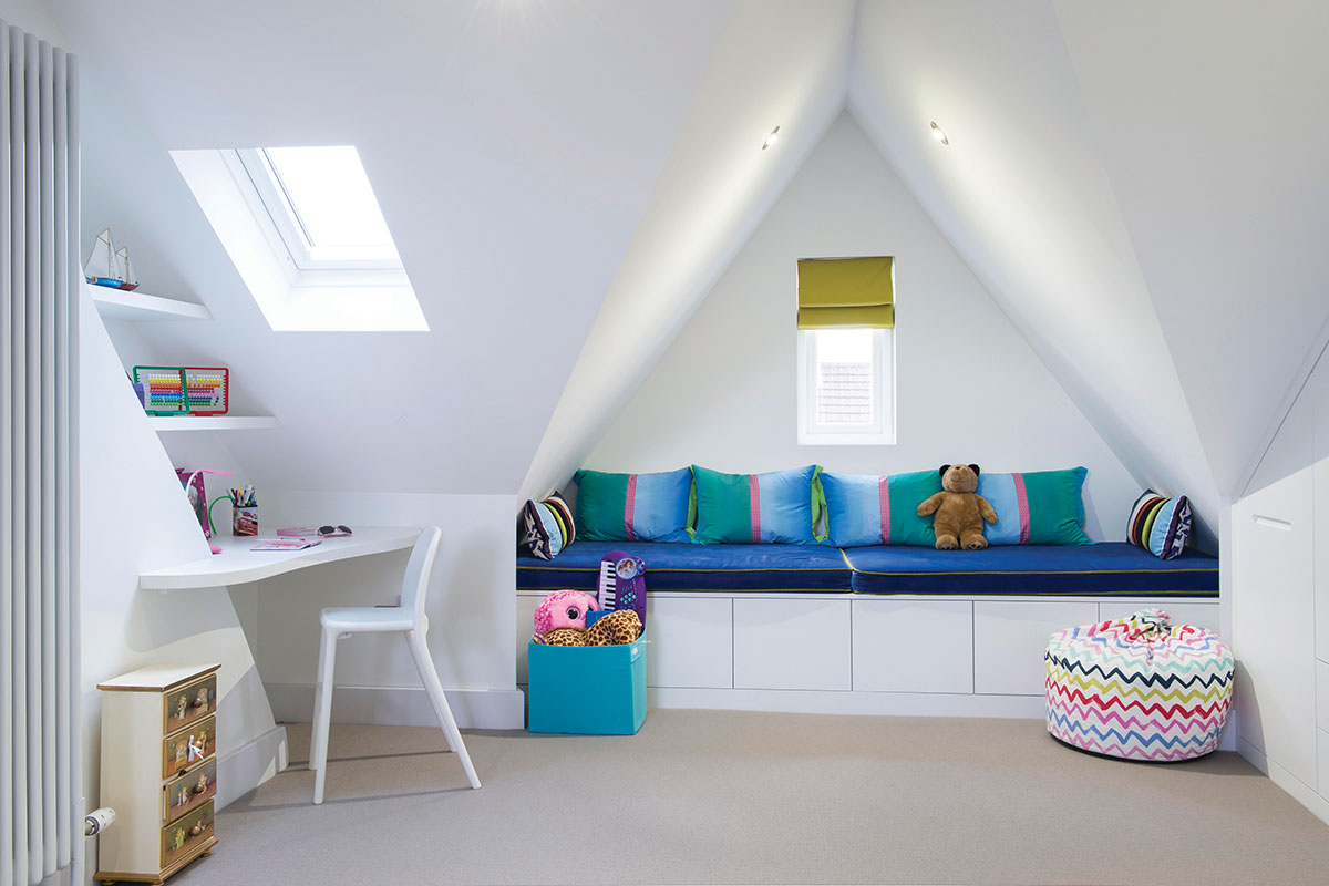 Kids room in loft conversion