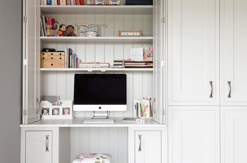 white painted units