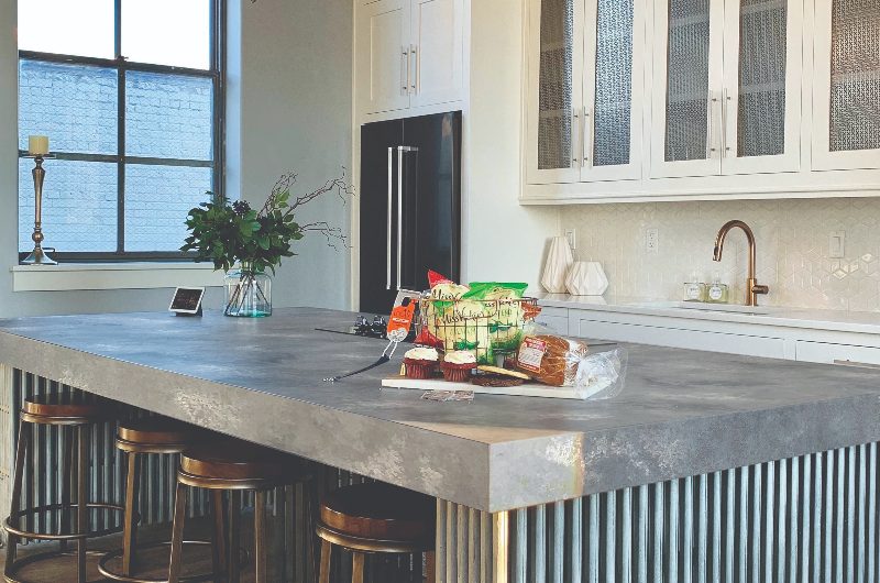 concrete quartz surface