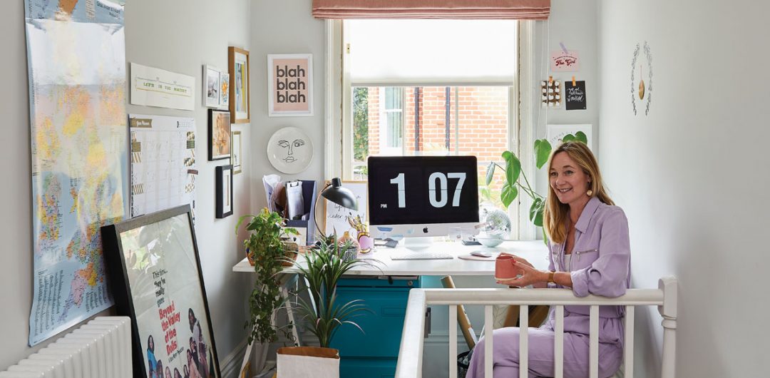 Ciara Elliott in her home office