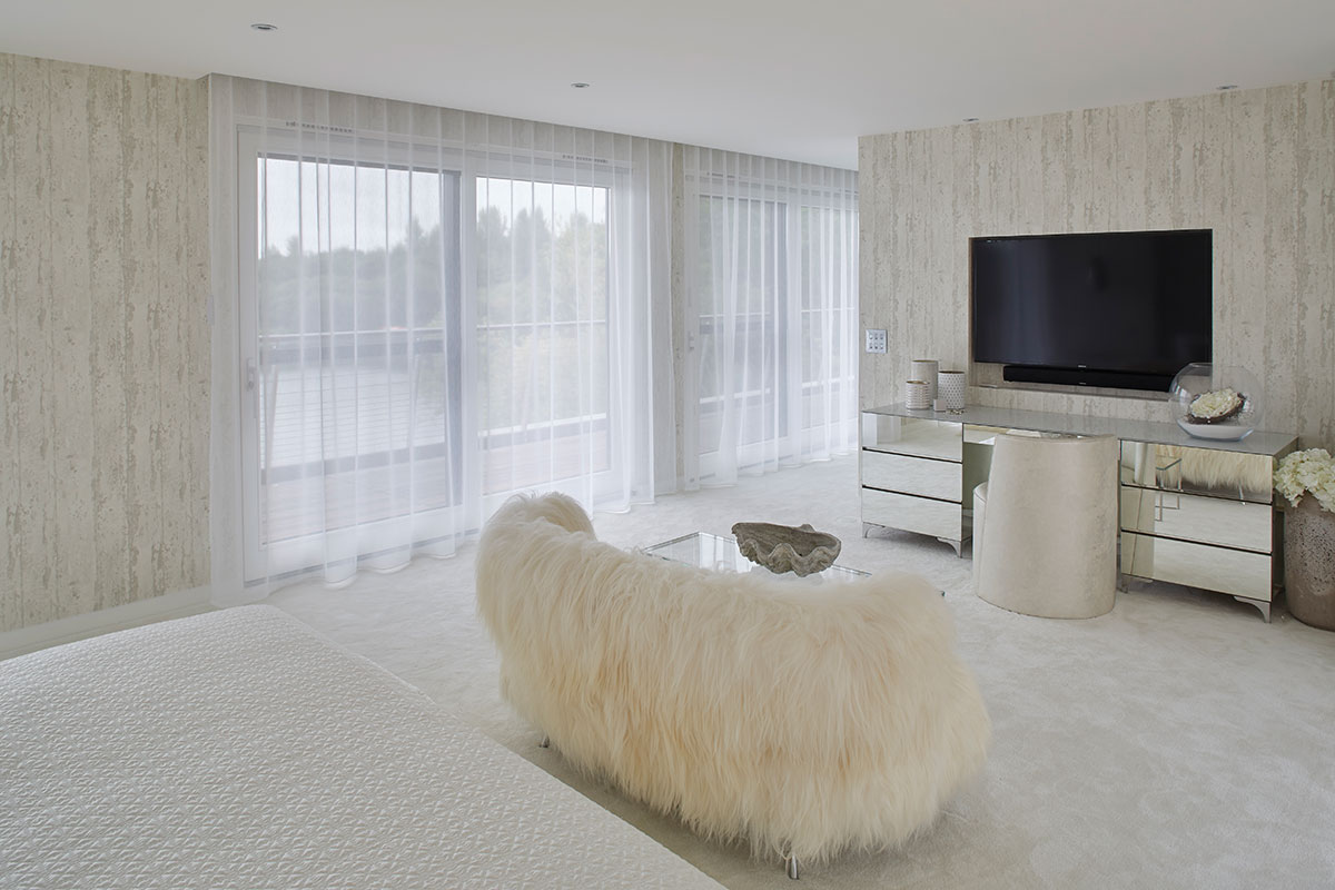 Luxury sheepskin chair