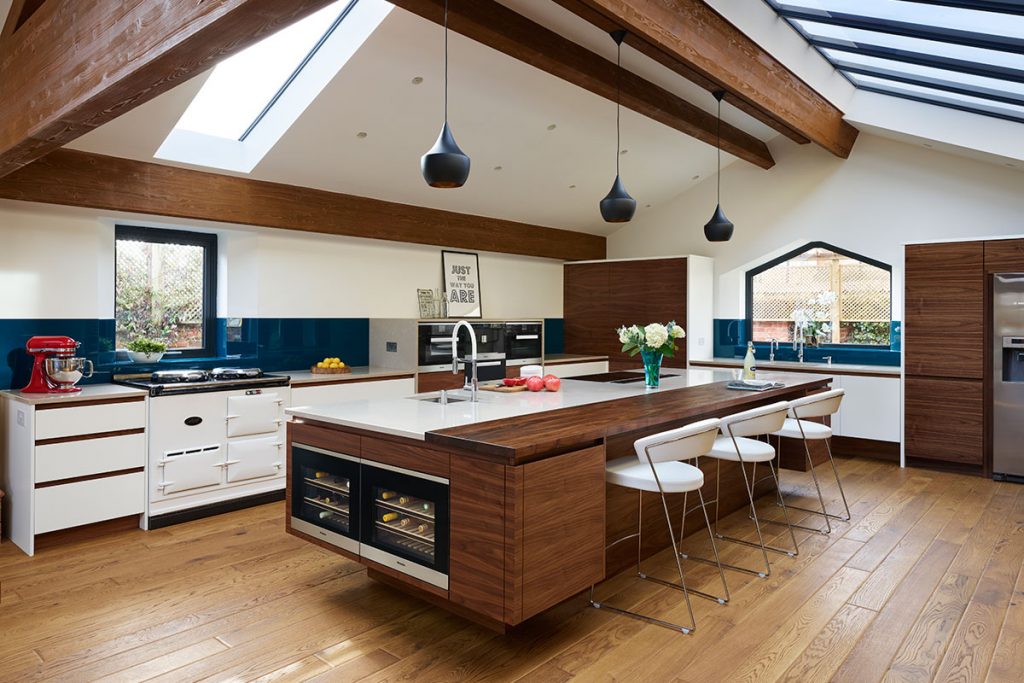 large kitchen extension