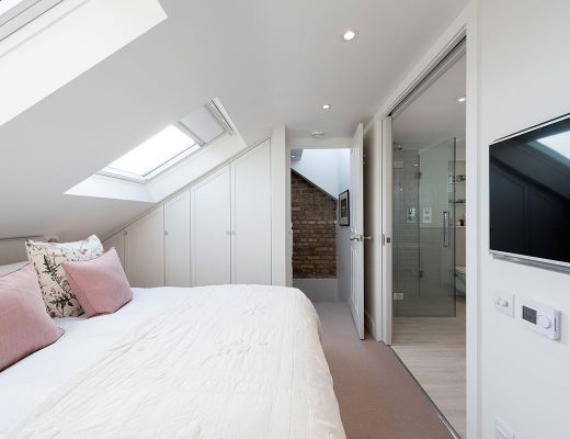 Light Intervention light bedroom scheme