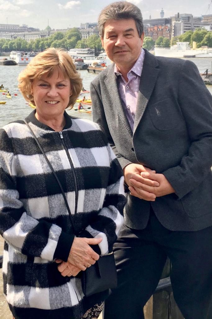 a picture of Jan and Dave