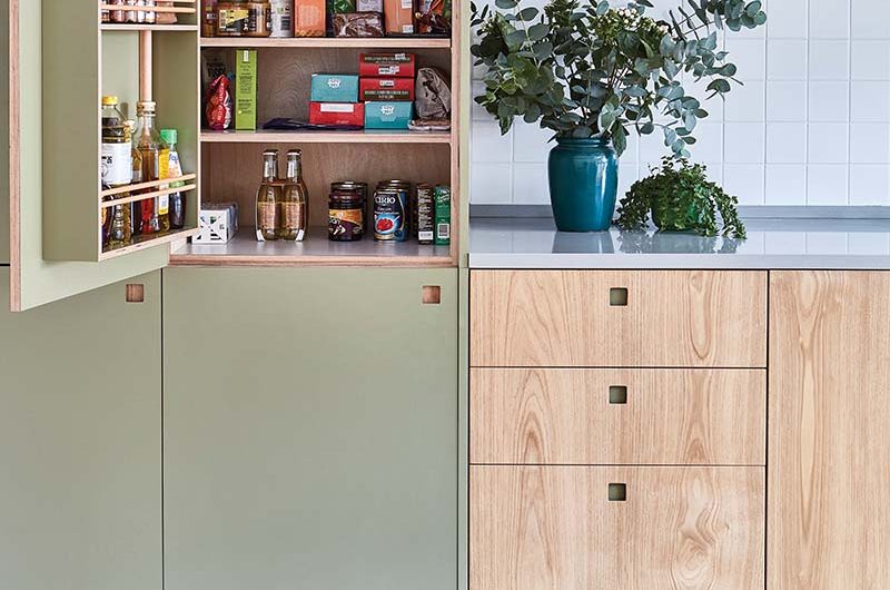 sage green kitchen