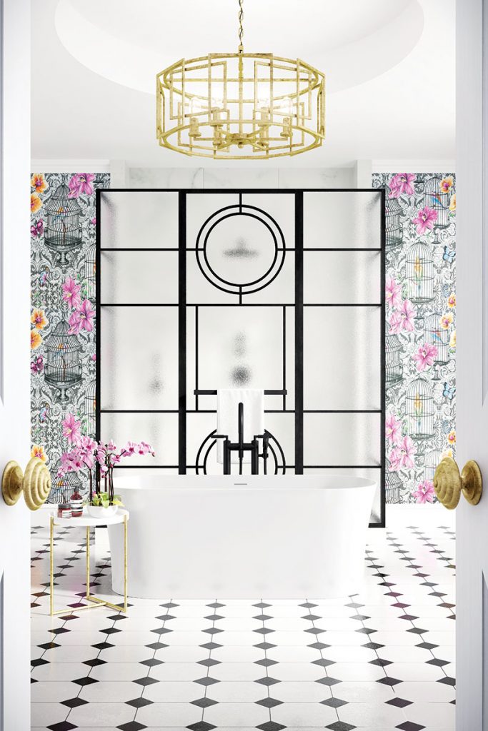 bathroom lighting zones