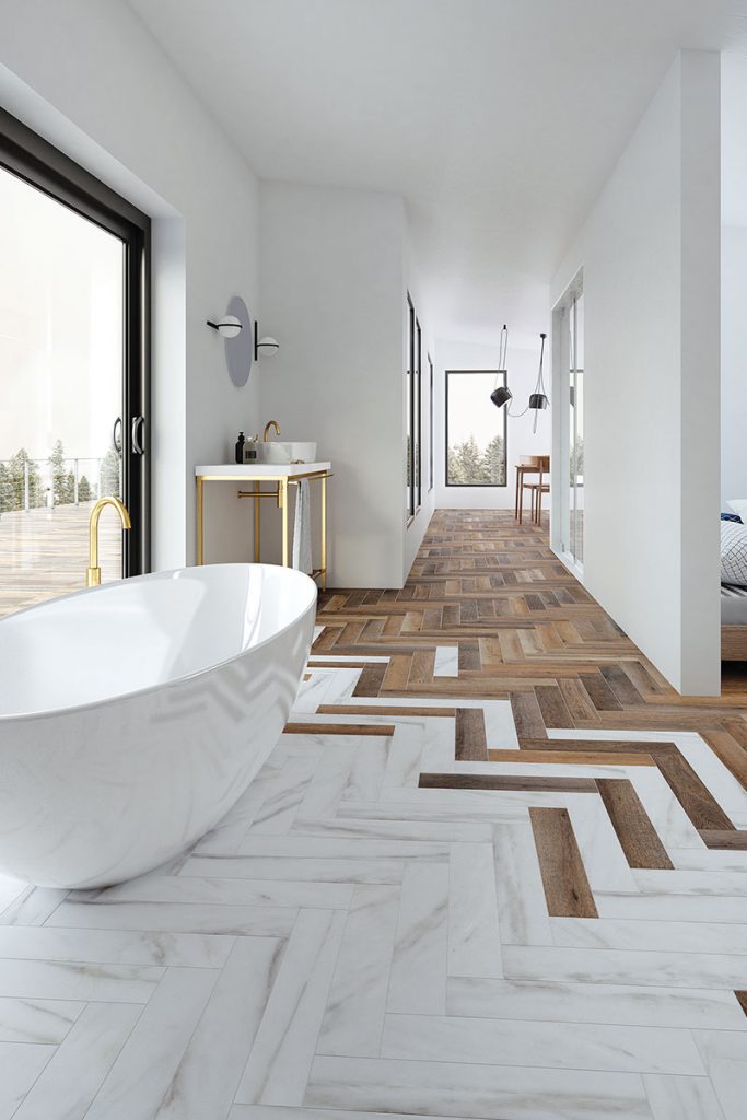 bathroom floor 