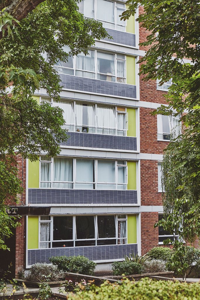 the 1960s apartment block
