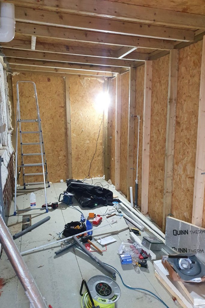 starting to renovate