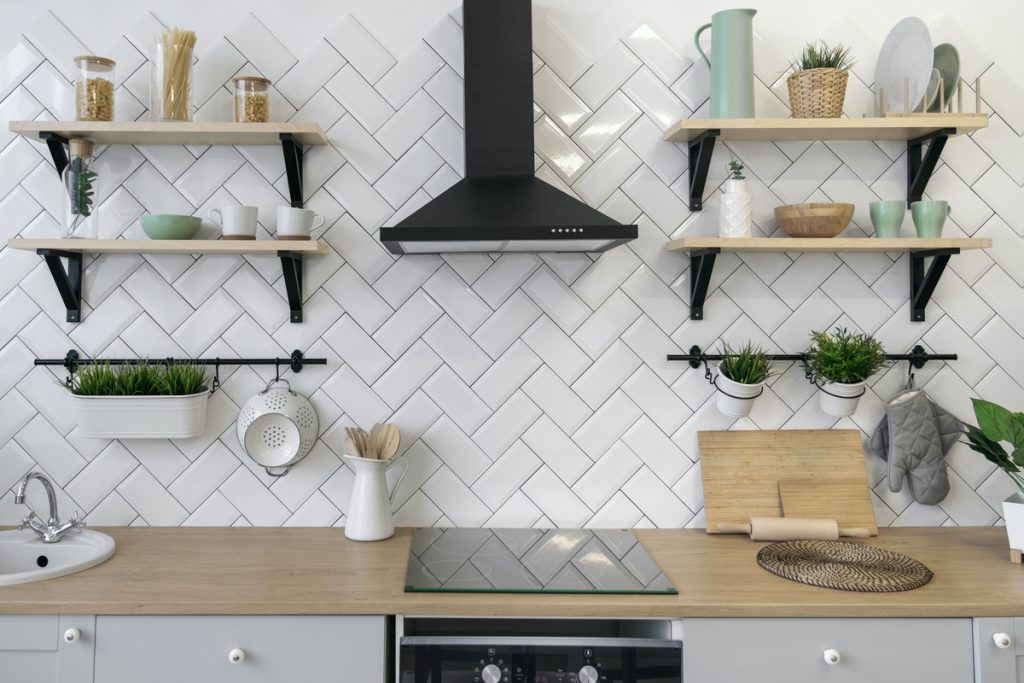 Open shelving