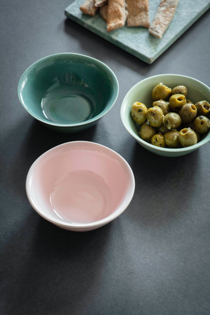 pink and green