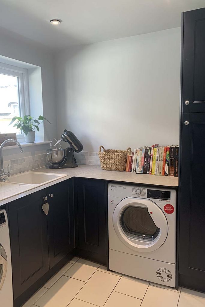 finishing the utility room