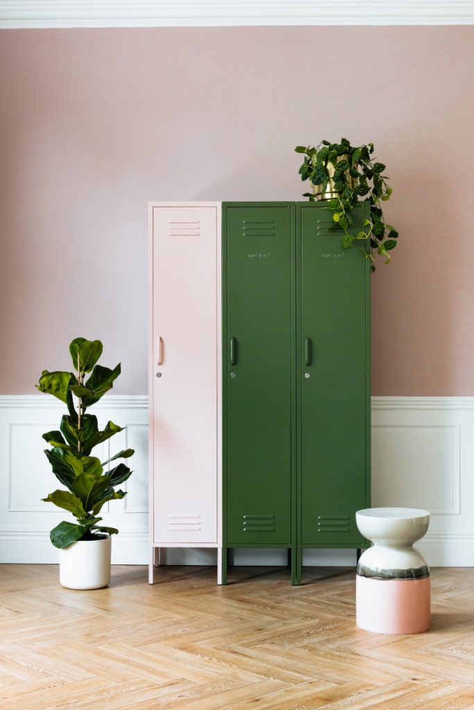 pink and green