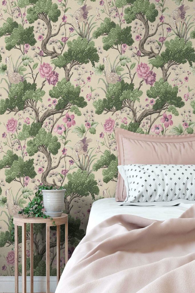 pink and green
