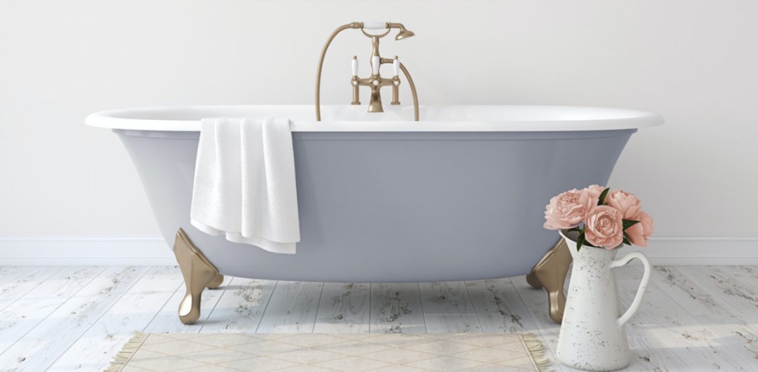 Colourful bath