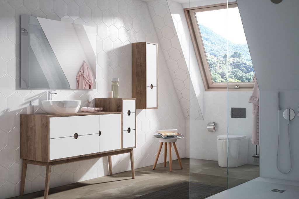 walk-in shower