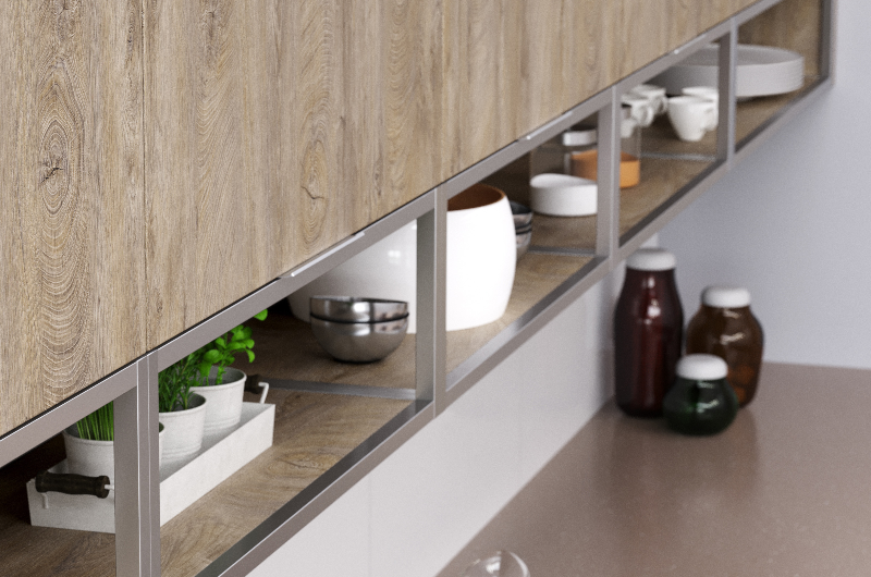 Open shelving