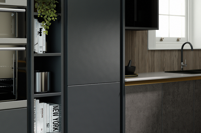 Open shelving