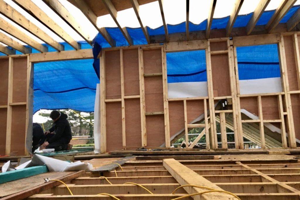 progress of the build