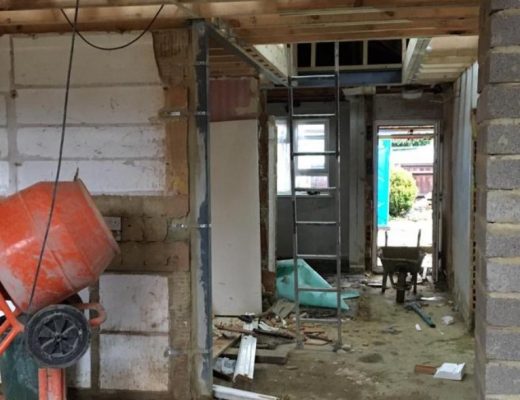 The progress of the build