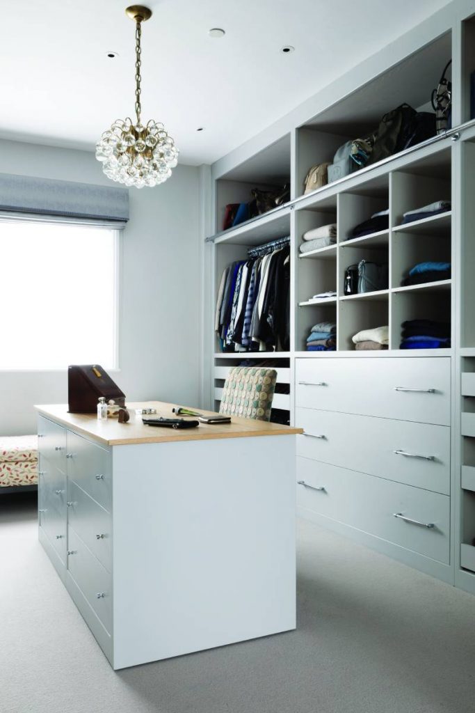 Searle & Taylor bespoke walk-in wardrobe
