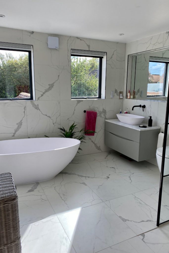 bathroom afterwards