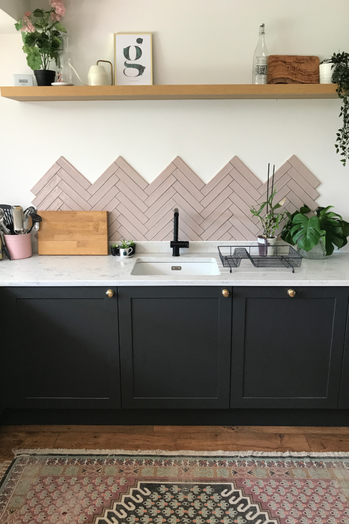 dark grey kitchen cabinets