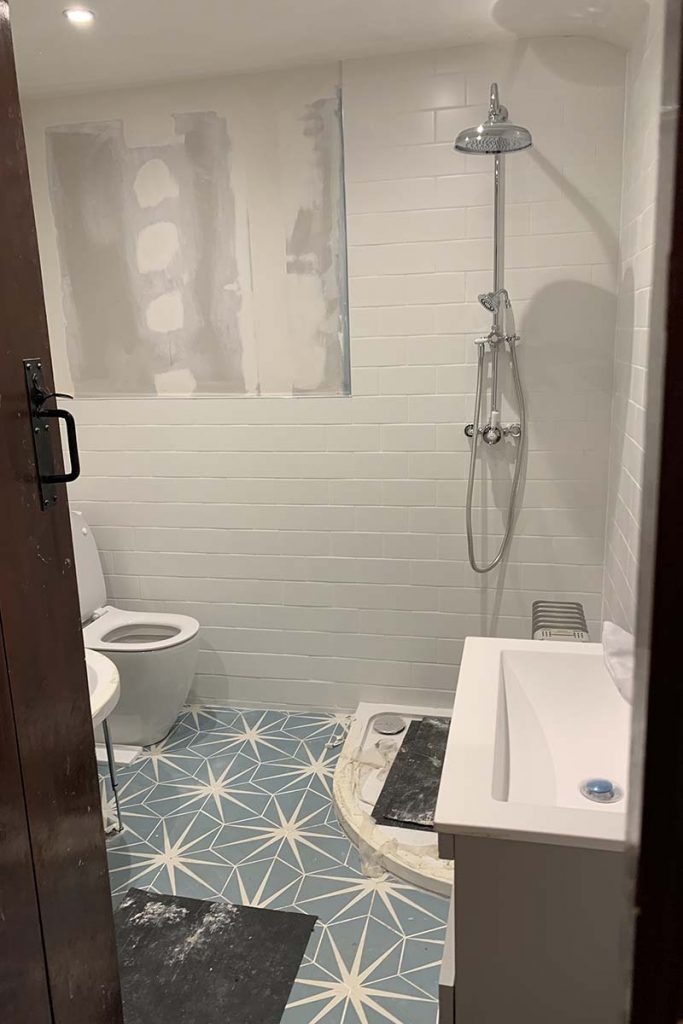 The shower