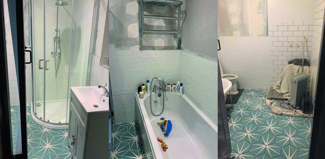 tiling a bathroom