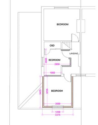 the floorplan of a house