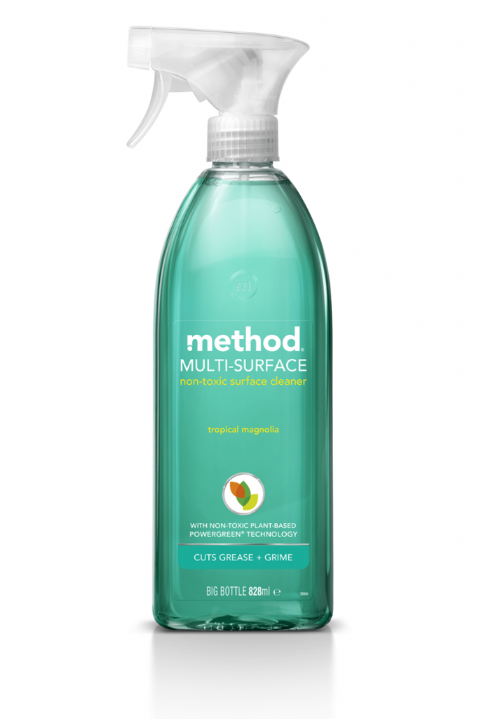 a bottle of Method multi-surface sustainable cleaning spray