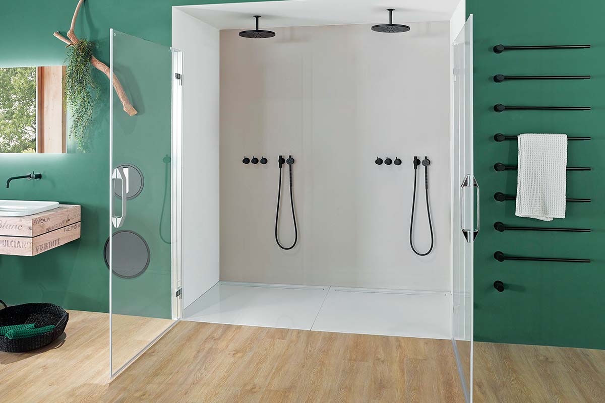 walk in shower