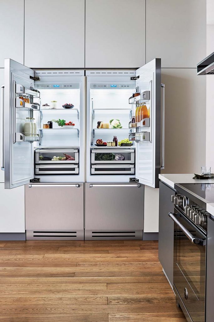 large fridge-freezer