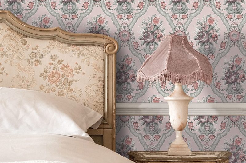 Selwood Wallpaper rose