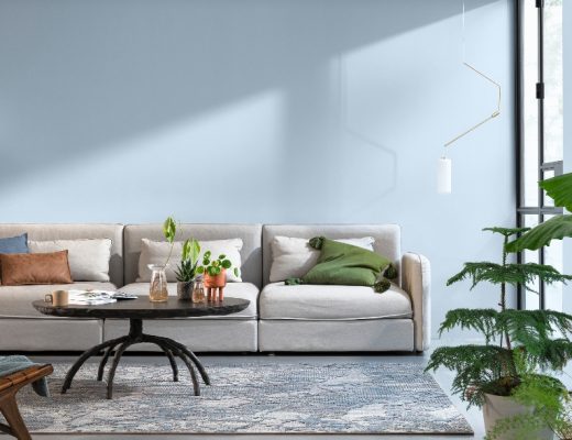 a room painted in Dulux Colour of the Year 2022