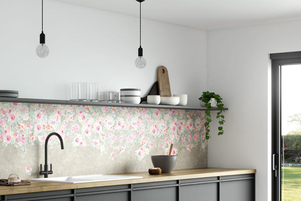 Bushboard floral splashback