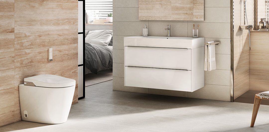 Toilet shower ROCA In wash in tank