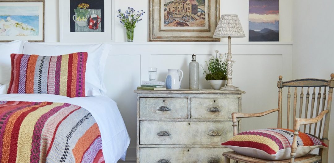 Darjeeling stripe bedroom