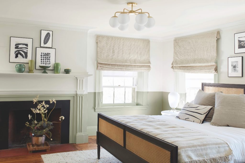 sage green bedroom idea