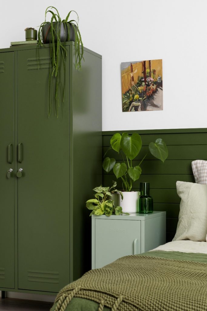 sage green bedroom idea