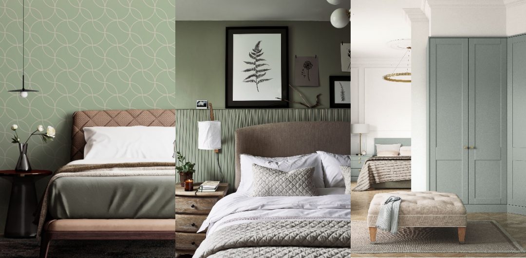 sage green bedroom idea