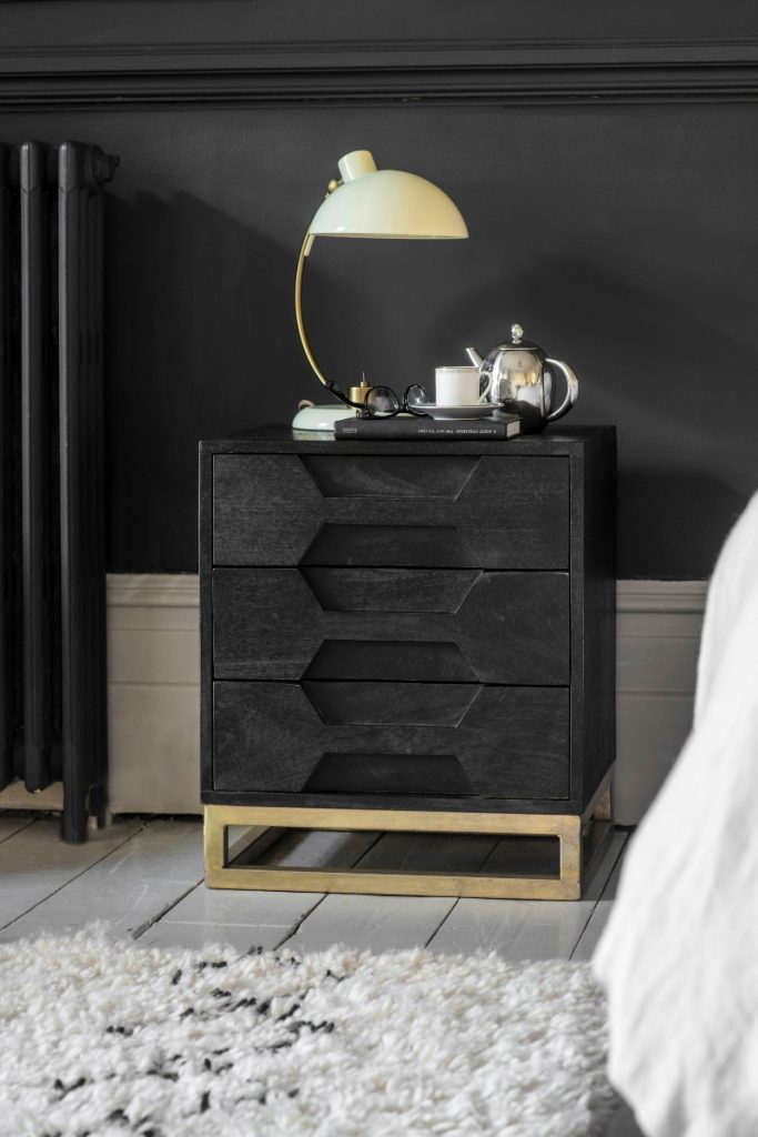 black bedroom