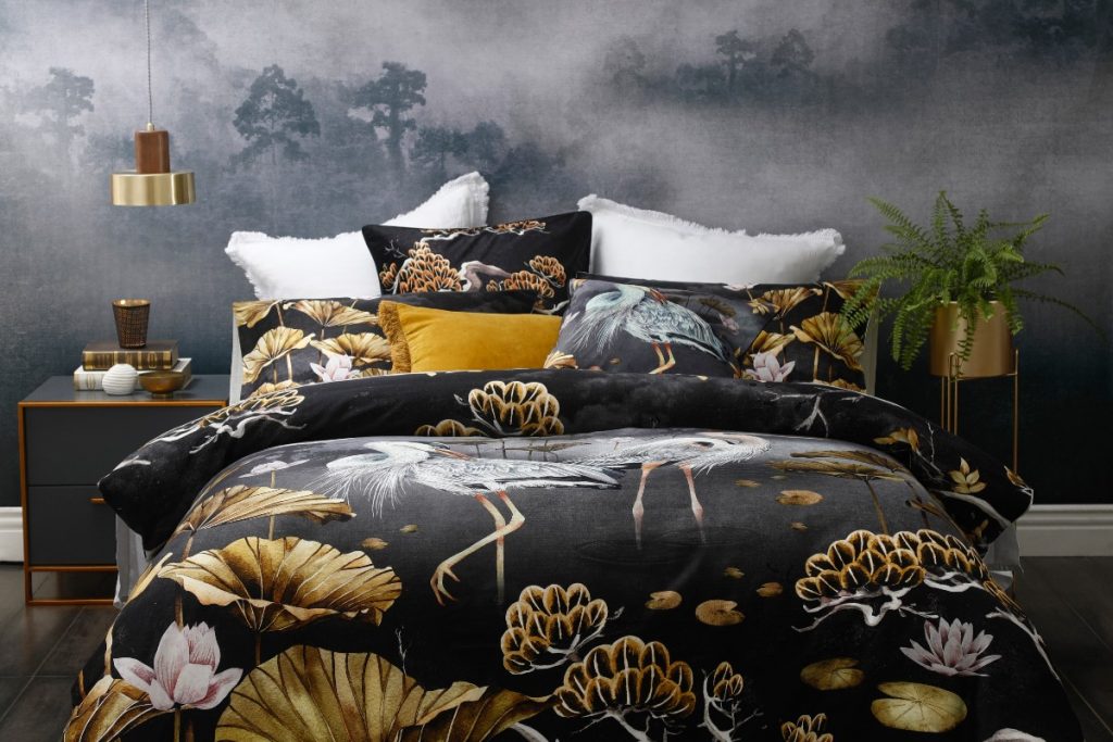 black bedroom