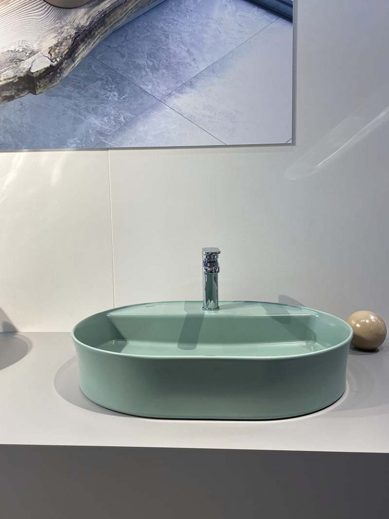 green bathroom