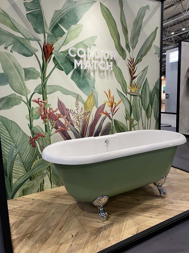 green bathroom