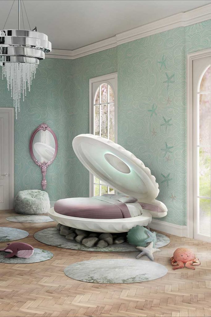 Little Mermaid kids bed
