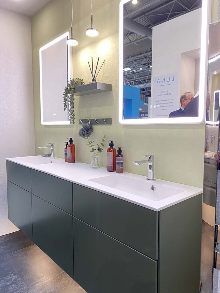 green bathroom