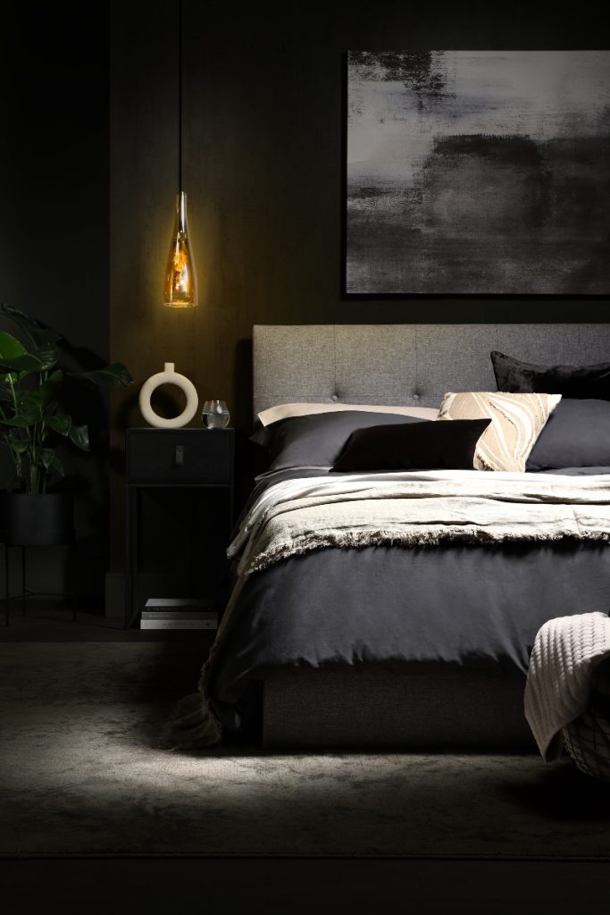 black bedroom