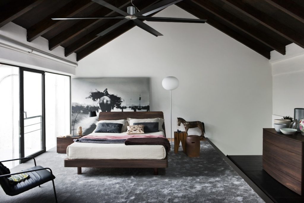 black bedroom